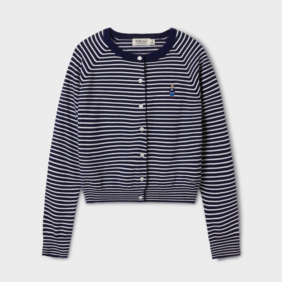 WHO.A.U — кардиган Steve Stripe Cardigan