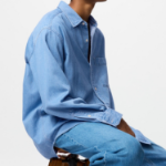 UNIQLO Denim Overshirt (Long Sleeve)