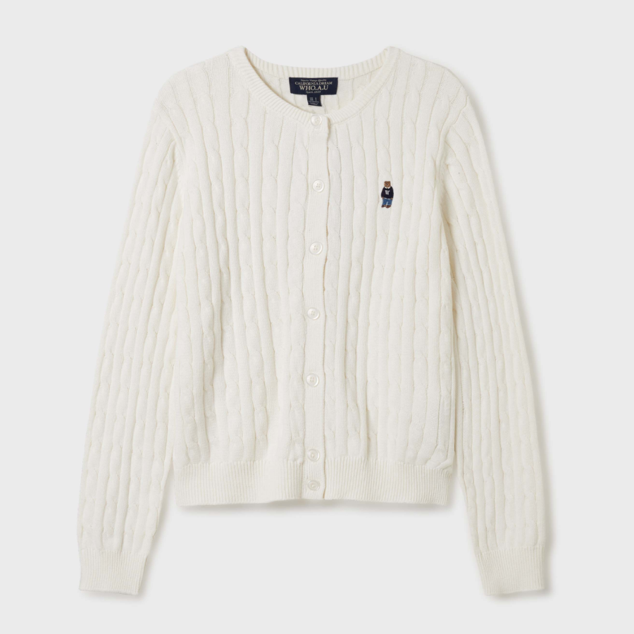 WHO.A.U — кардиган Steve Cable Cardigan