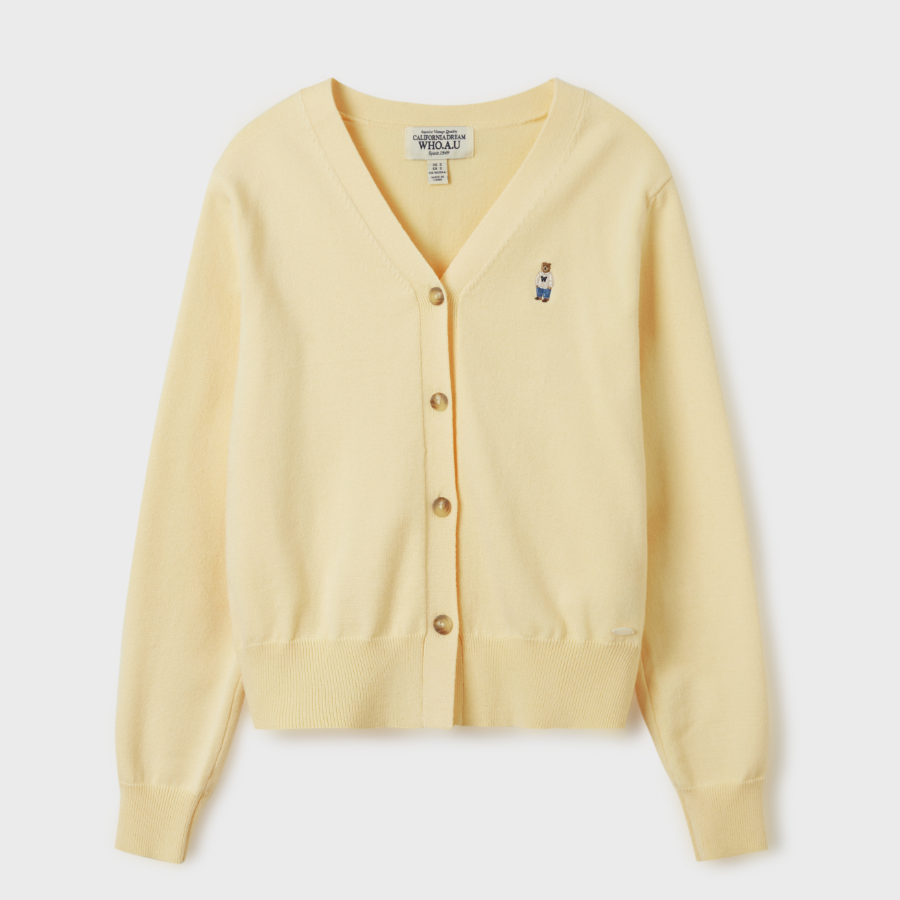 WHO.A.U — кардиган Steve V-neck Classic Cardigan