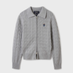 WHO.A.U — кардиган Steve Crop Cable Zip-up Cardigan