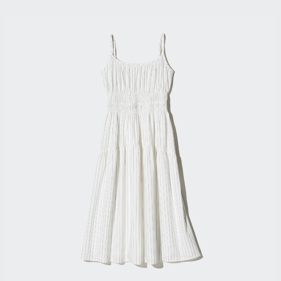 Uniqlo – платье Linen Blend Camisole Dress (Stripe B)