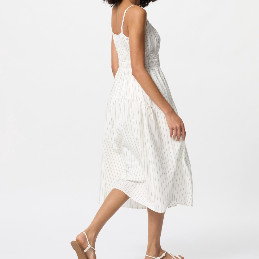 Uniqlo – платье Linen Blend Camisole Dress (Stripe B)