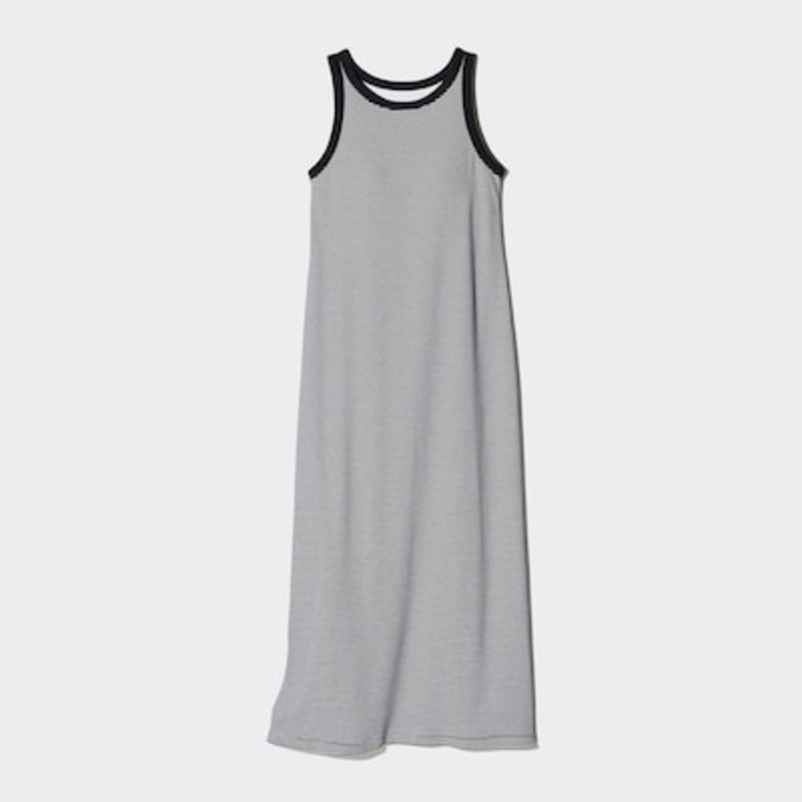 Uniqlo – платье Rib Bra Dress (Sleeveless, Stripe)
