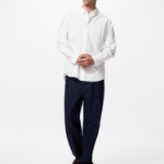 UNIQLO Broadcloth Shirt (Long Sleeve · Button-Down Collar)