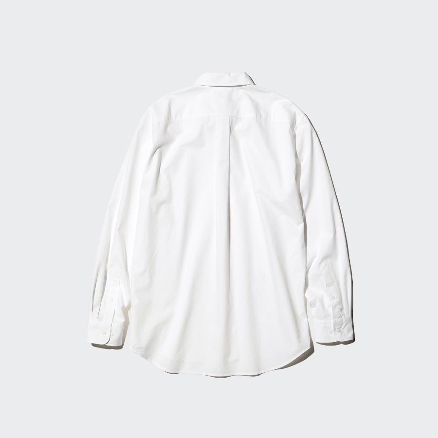 UNIQLO Broadcloth Shirt (Long Sleeve · Button-Down Collar)