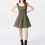 Uniqlo – платье Cotton Gathered Mini Dress (Sleeveless)