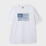 WHO.A.U American Flag Printing T-shirt
