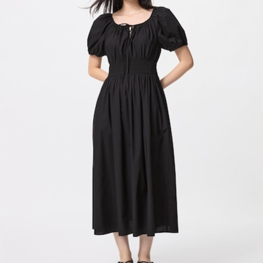 Uniqlo – платье Volume Sleeve Dress (Short Sleeve)