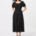 Uniqlo – платье Volume Sleeve Dress (Short Sleeve)