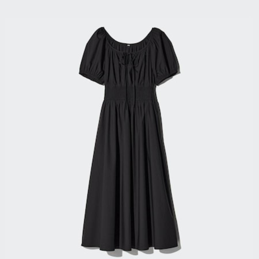 Uniqlo – платье Volume Sleeve Dress (Short Sleeve)