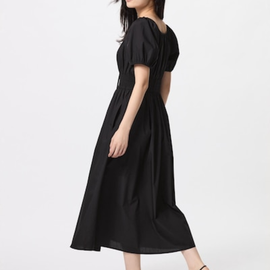 Uniqlo – платье Volume Sleeve Dress (Short Sleeve)