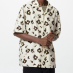 UNIQLO Modal Cotton Open Collar Shirt (Short Sleeve) Print B