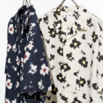 UNIQLO Modal Cotton Open Collar Shirt (Short Sleeve) Print B