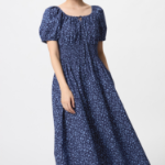 Uniqlo – платье Volume Sleeve Dress (Short Sleeve, Print)
