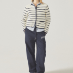 WHO.A.U — кардиган Stripe Button Outer Cardigan