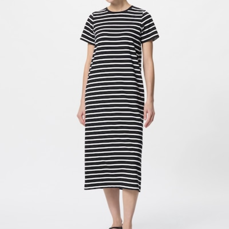 Uniqlo – платье AIRism Cotton Stripe Bra Dress (Short Sleeve)