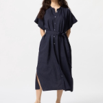 Uniqlo – платье Linen Blend Relax Dress (Short Sleeve) D