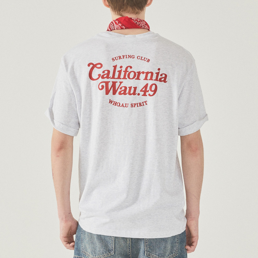 WHO.A.U Surf Back Graphic T-shirt