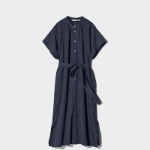 Uniqlo – платье Linen Blend Relax Dress (Short Sleeve) D
