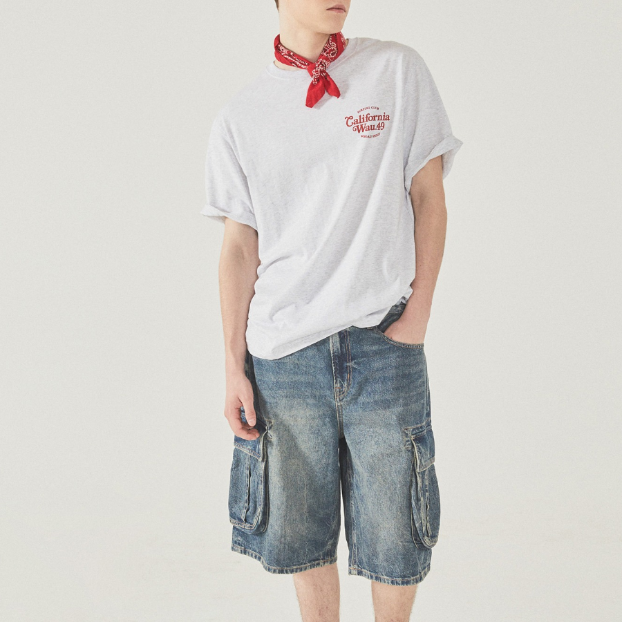 WHO.A.U Surf Back Graphic T-shirt