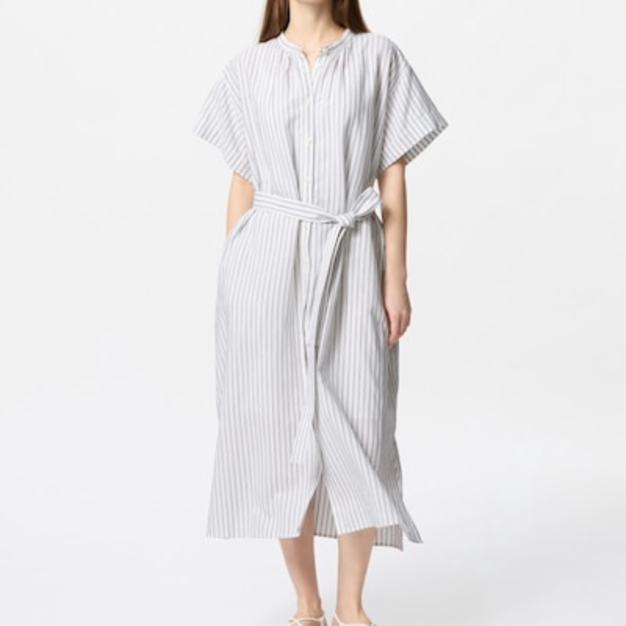 Uniqlo – платье Linen Blend Relax Dress (Short Sleeve) B