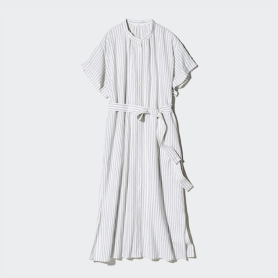 Uniqlo – платье Linen Blend Relax Dress (Short Sleeve) B