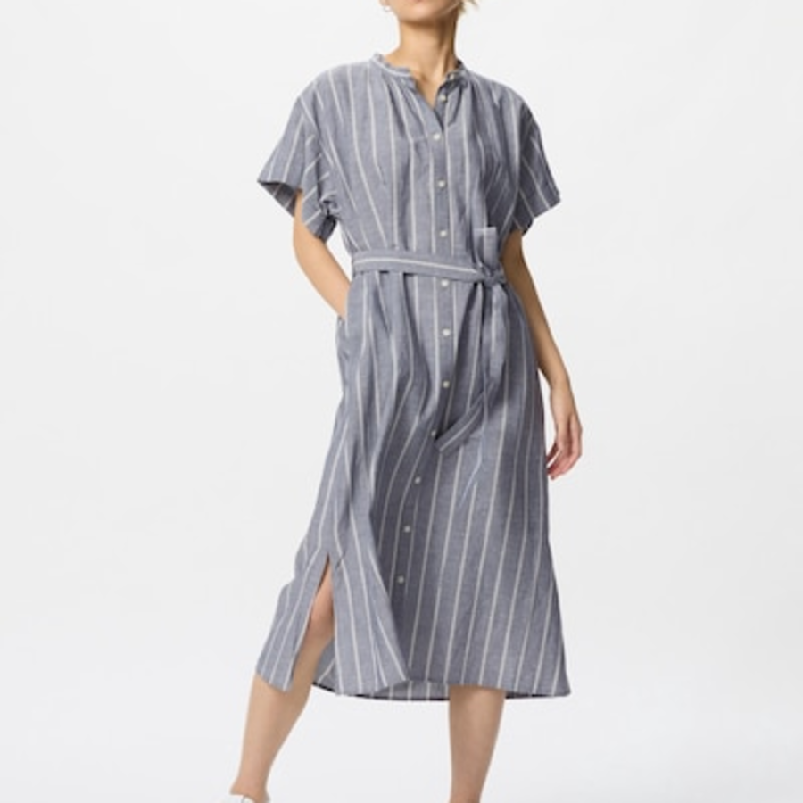 Uniqlo – платье Linen Blend Relax Dress (Short Sleeve) C