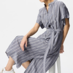 Uniqlo – платье Linen Blend Relax Dress (Short Sleeve) C