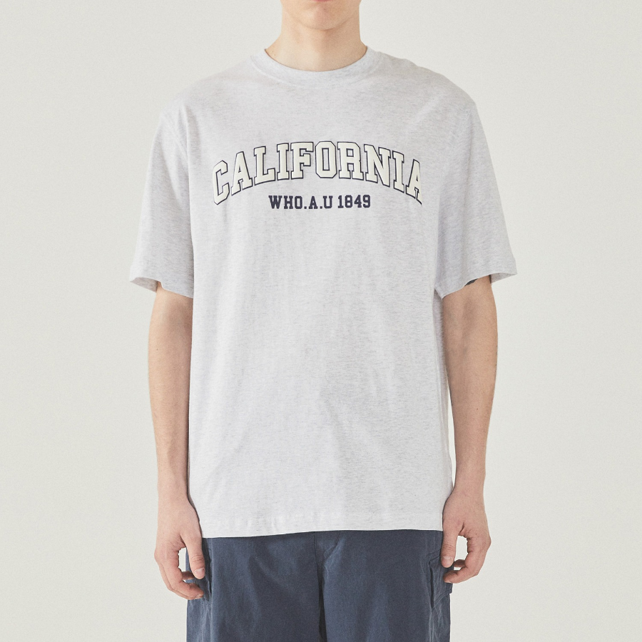 WHO.A.U California Logo T-shirt