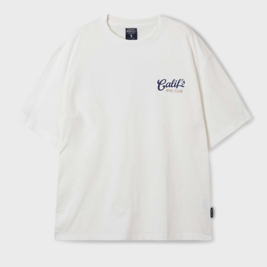 WHO.A.U Dyed Back Graphic T-shirt