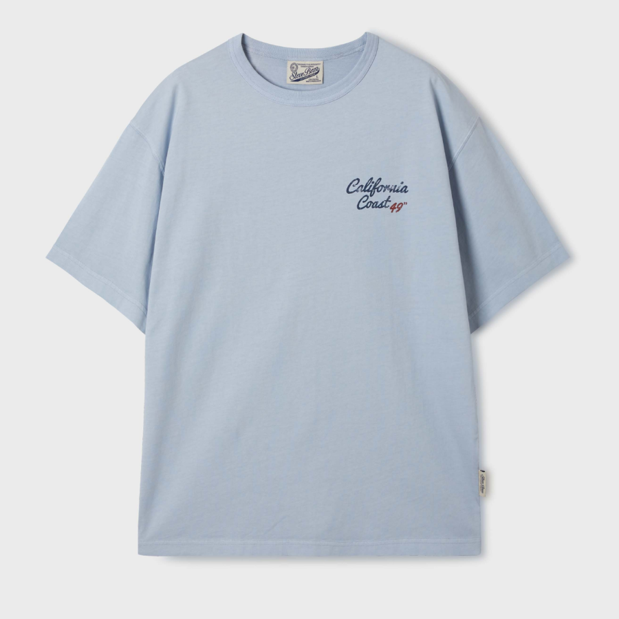 WHO.A.U Steve Graphic Dyed T-shirt