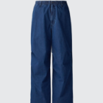 UNIQLO Wide Parachute Pants (Denim)