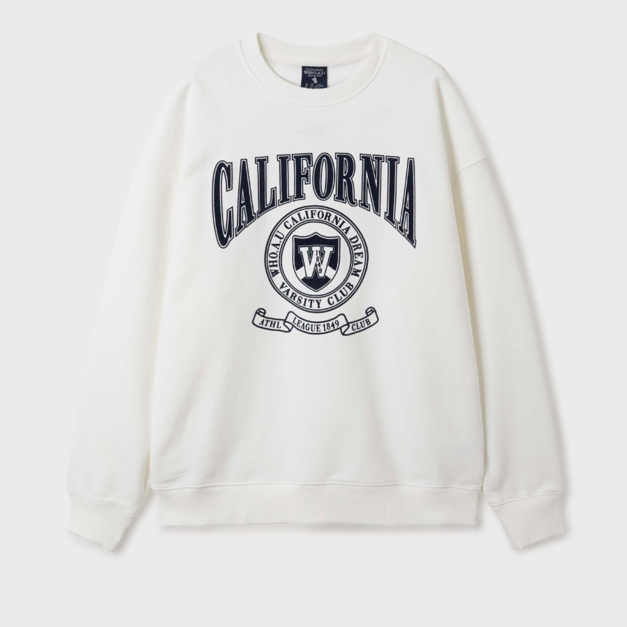 WHO.A.U Campus Big Logo Sweatshirt