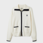 WHO.A.U — кардиган Steve Big Collar Zip-up Cardigan