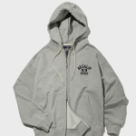 WHO.A.U Varsity Logo Hood Zip-up