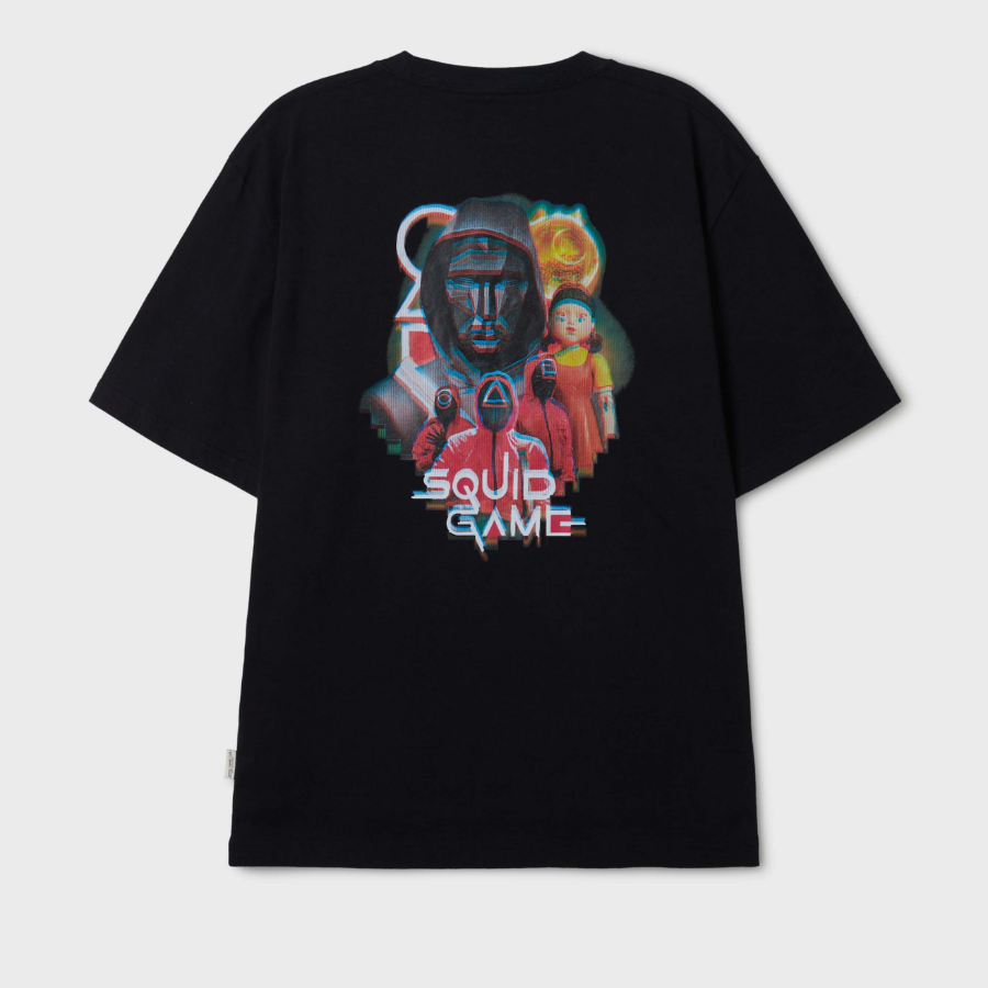 WHO.A.U [WAU X SQUID GAME] Hologram T-Shirt