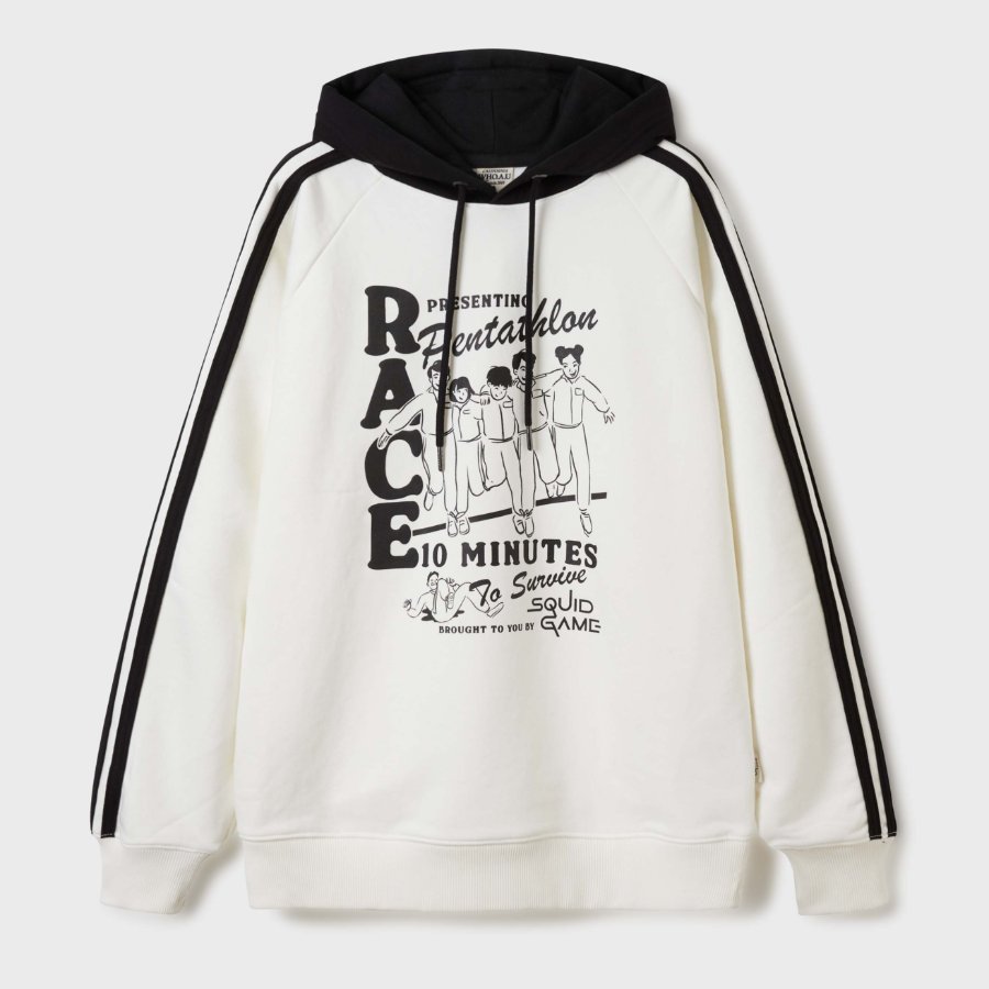 WHO.A.U [WAU X SQUID GAME] Track Line Hoodie