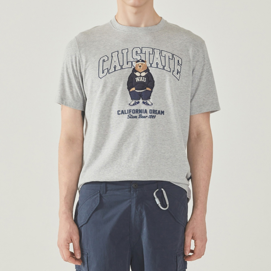 WHO.A.U Steve Patch T-Shirt[B]