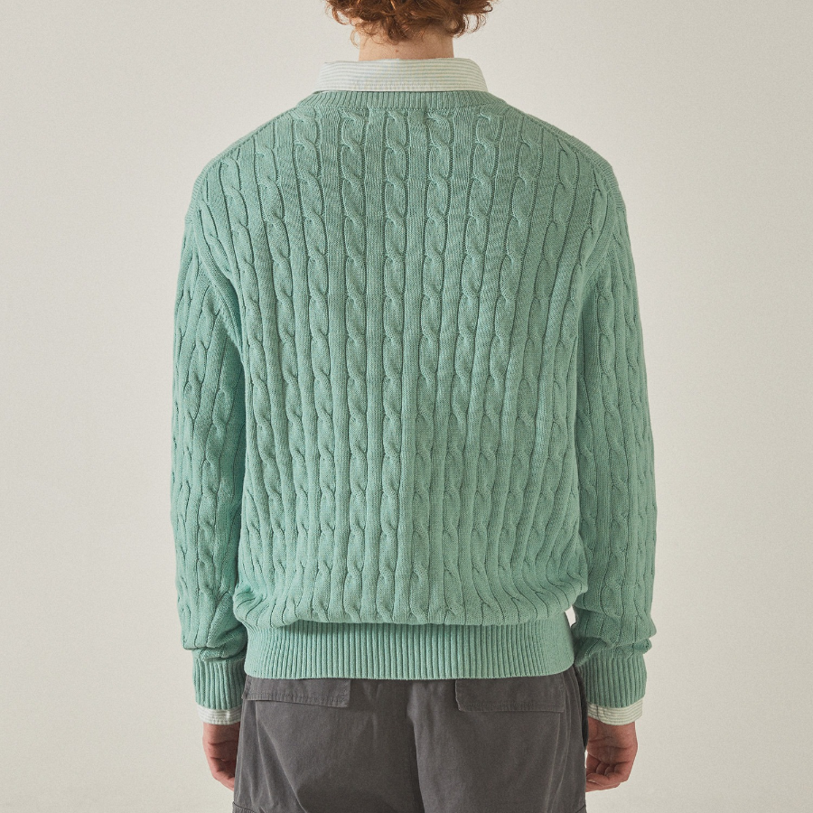 WHO.A.U Steve Cable Sweater