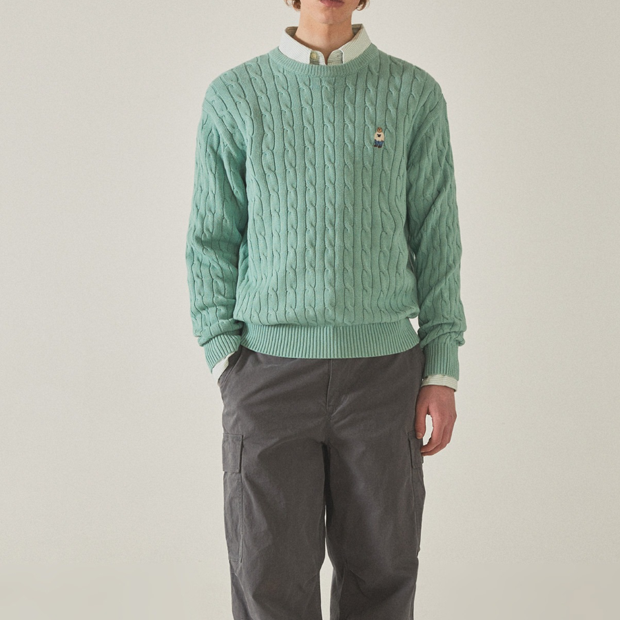 WHO.A.U Steve Cable Sweater