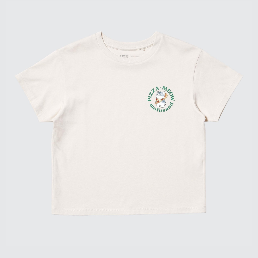 UNIQLO GIRLS mofusand UT (Graphic T, Short Sleeve) C