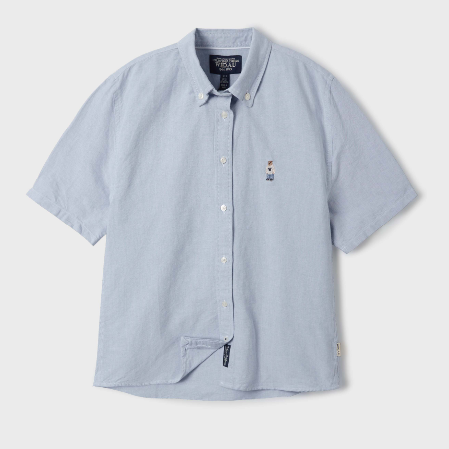 WHO.A.U — рубашка Steve Oxford Shirts (Slim Fit)