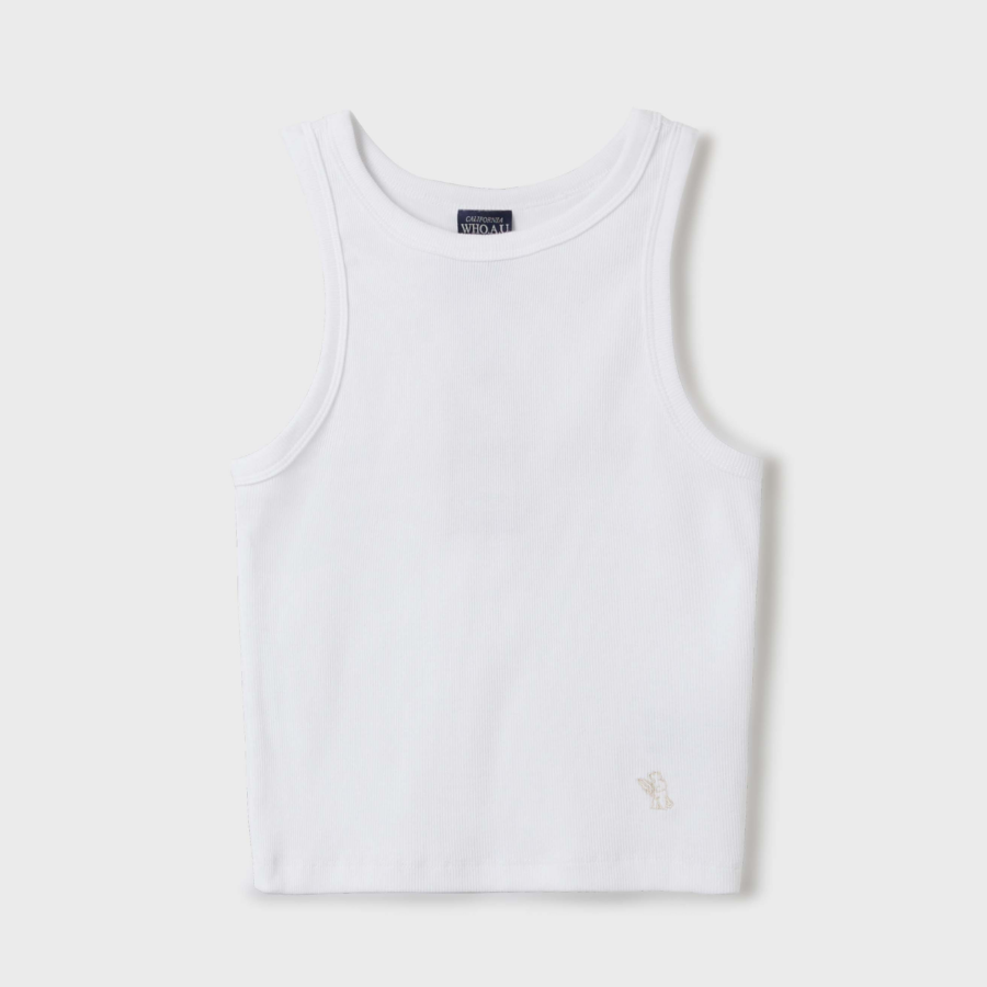 WHO.A.U — майка Ribbed Basic Sleeveless (F)
