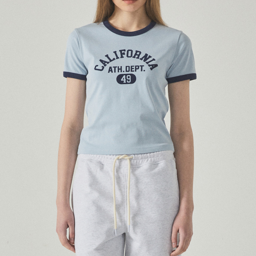 WHO.A.U — футболка Campus Ringer Short Sleeve T-shirt