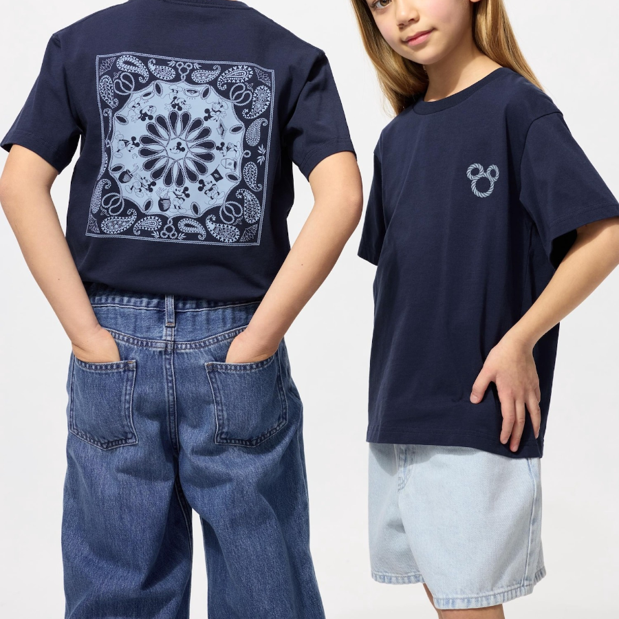 UNIQLO KIDS Disney in Blue UT (Graphic T, Short Sleeve) A