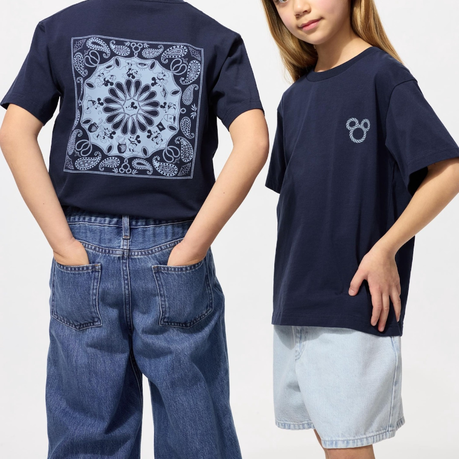 UNIQLO KIDS Disney in Blue UT (Graphic T, Short Sleeve) A