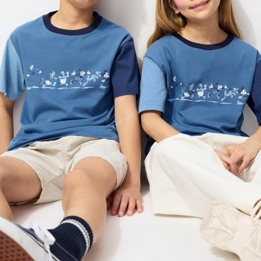 UNIQLO KIDS Disney in Blue UT (Graphic T, Short Sleeve) B