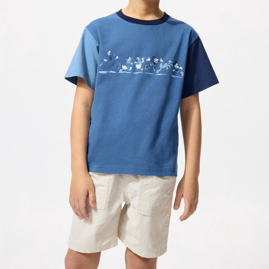 UNIQLO KIDS Disney in Blue UT (Graphic T, Short Sleeve) B