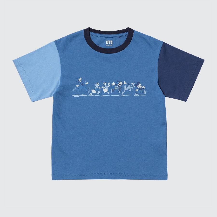 UNIQLO KIDS Disney in Blue UT (Graphic T, Short Sleeve) B